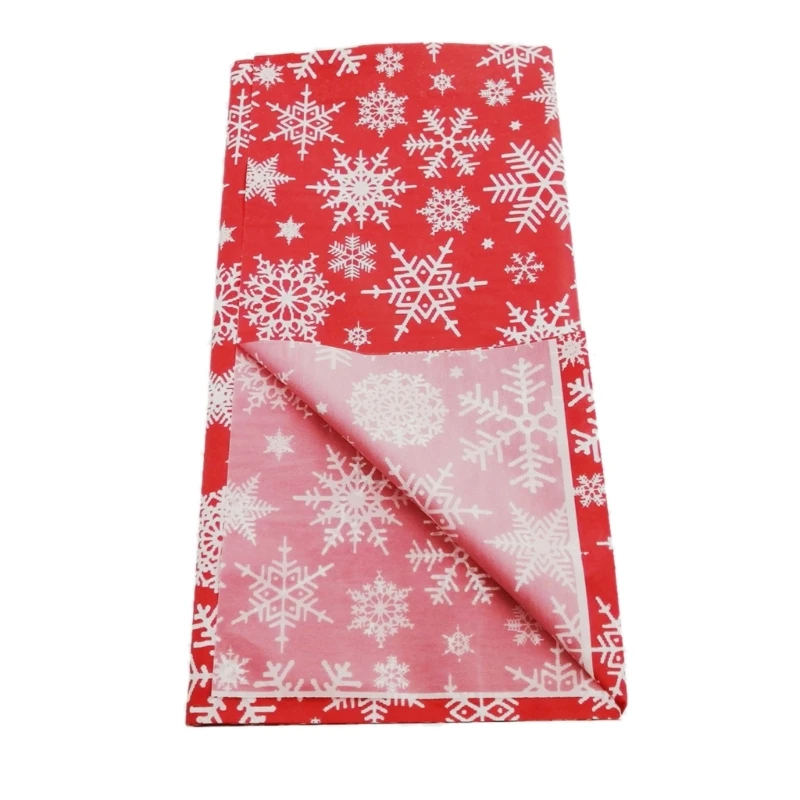 Christmas Dining Table Cover Plastic Tablecloth Table Decoration Party Supplies Dropship