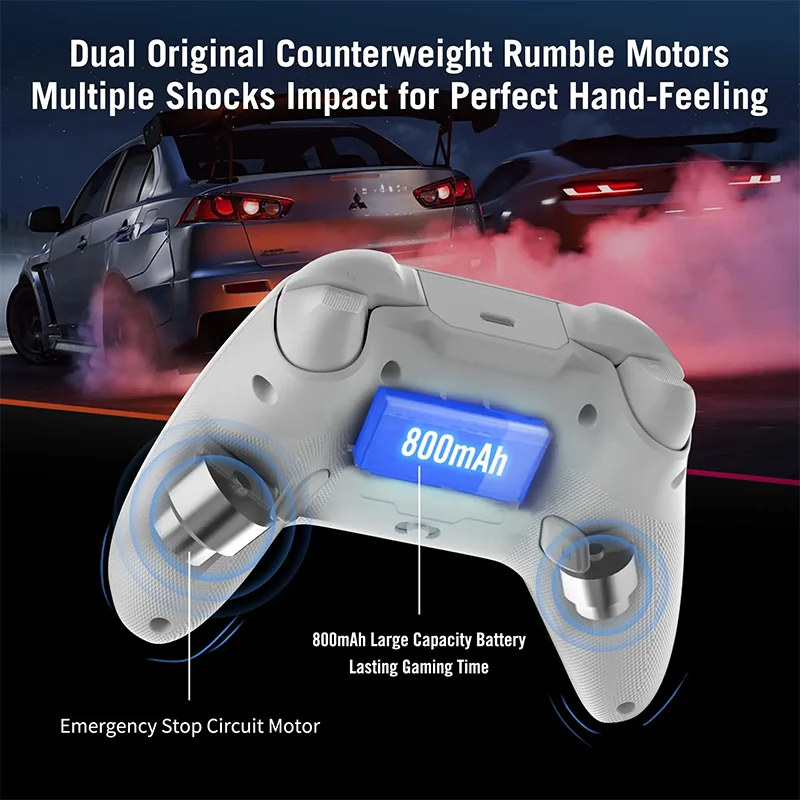 Flydigi direwolf wireless/draht gaming controller bluetooth halle linien funktion controller für windows pc nintendo switch