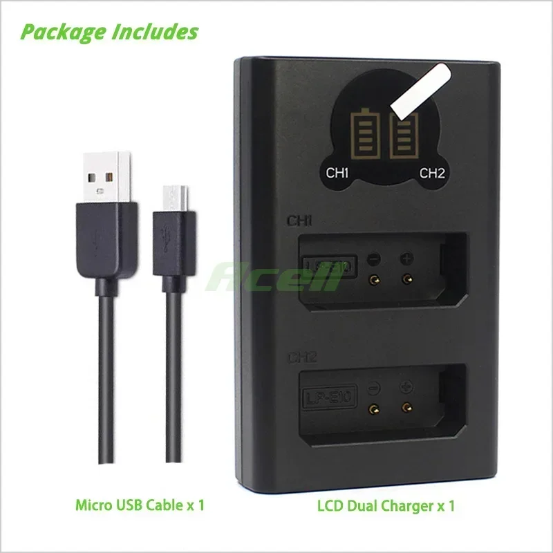 LP-E10 Dual Charger for Canon EOS 4000D 3000D 2000D 1500D 1300D 1200D 1100D Hi EOS Rebel T3 T5 T6 T7 Camera Replace LC-E10C/E10E