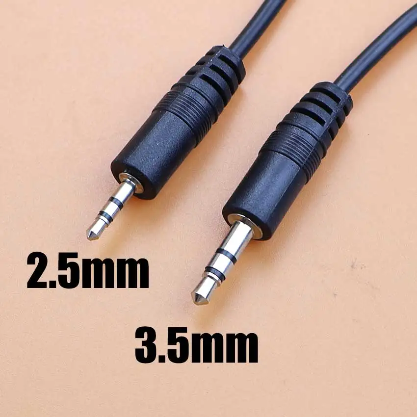 1pcs 2.5mm 3.5mm Mono Stereo A - Audiophile Headphone Wired recension och pris