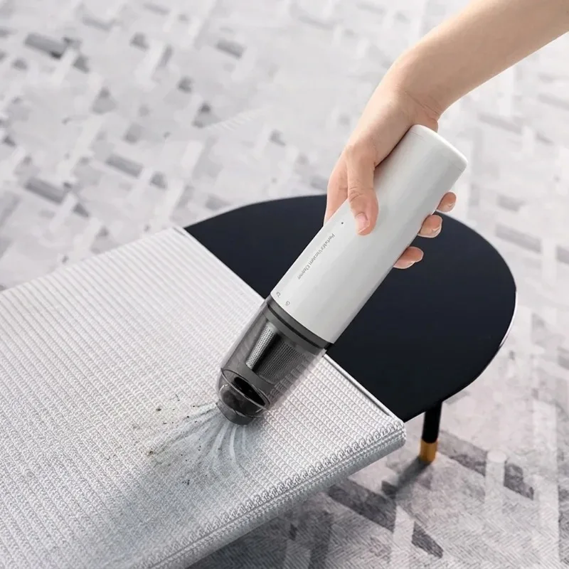 Rechargeable Handheld Car Vacuum Cleaner, Powerful Suction Mini Vacuum for Car and Home Cleaning, Portable Auto Vacuum Cleaner