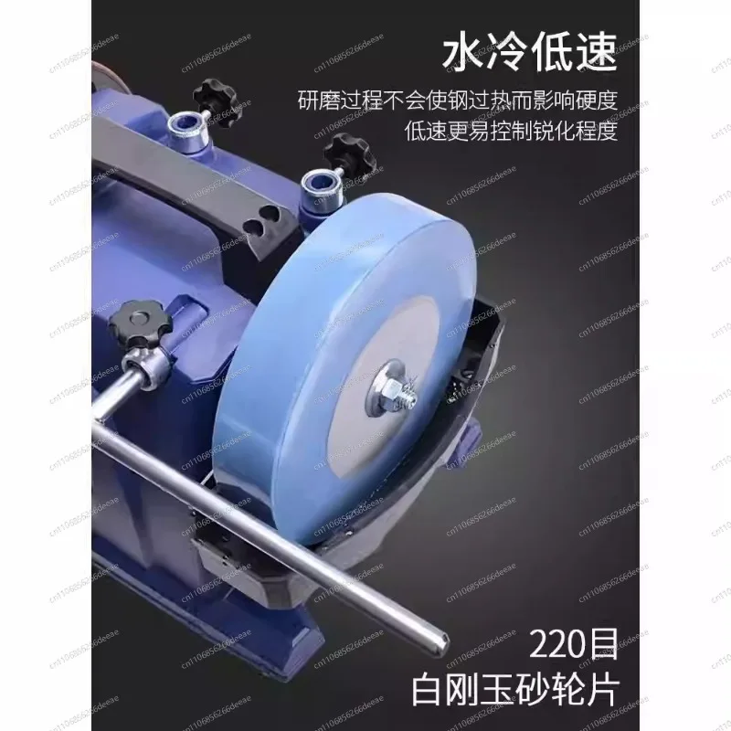 

Электрическая точилка для ножей YBJ-200W, 8 дюймов, настольная, бытовая, низкоскоростная, с водяным охлаждением, для деревообрабатывающих инструментов