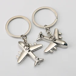 Creative Retro 3D Airplane Metal Keychain Pendant Keyring Key Chain Jewelry