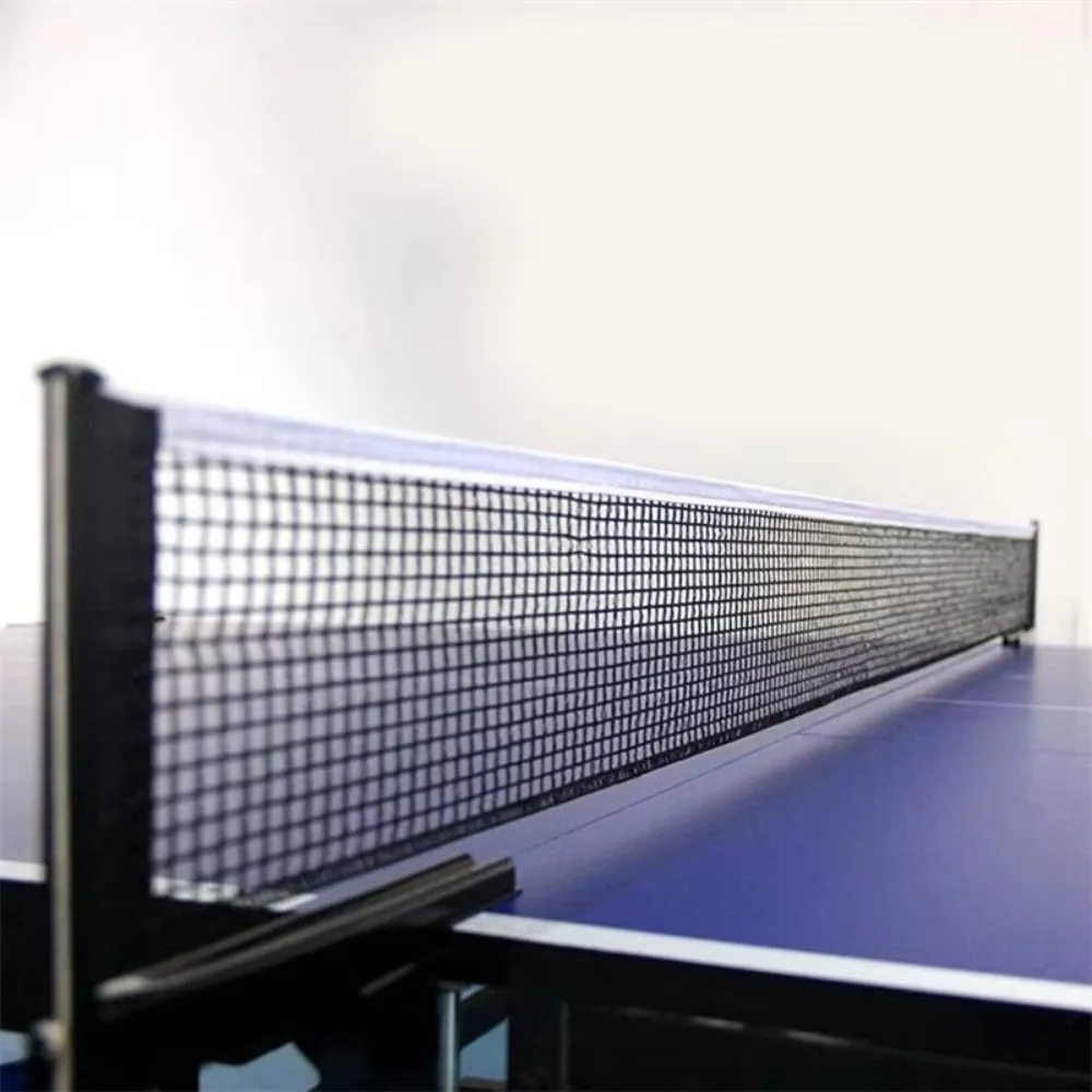 New Polyester Cotton Ping Pong Net PE Durable Table Tennis Net Indoor Use Secure Attachment Replacement Net Training Practice
