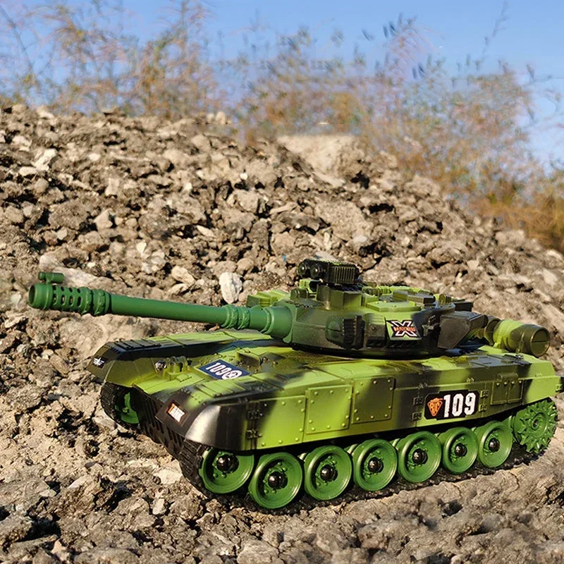 RC戦車 2.4G 1/30 ラジコン クローラー戦車モデル 第二次世界大戦 軍用トラック シミュレーションサウンド タイガー おもちゃ 男の子向け キッズ クリスマスプレゼント