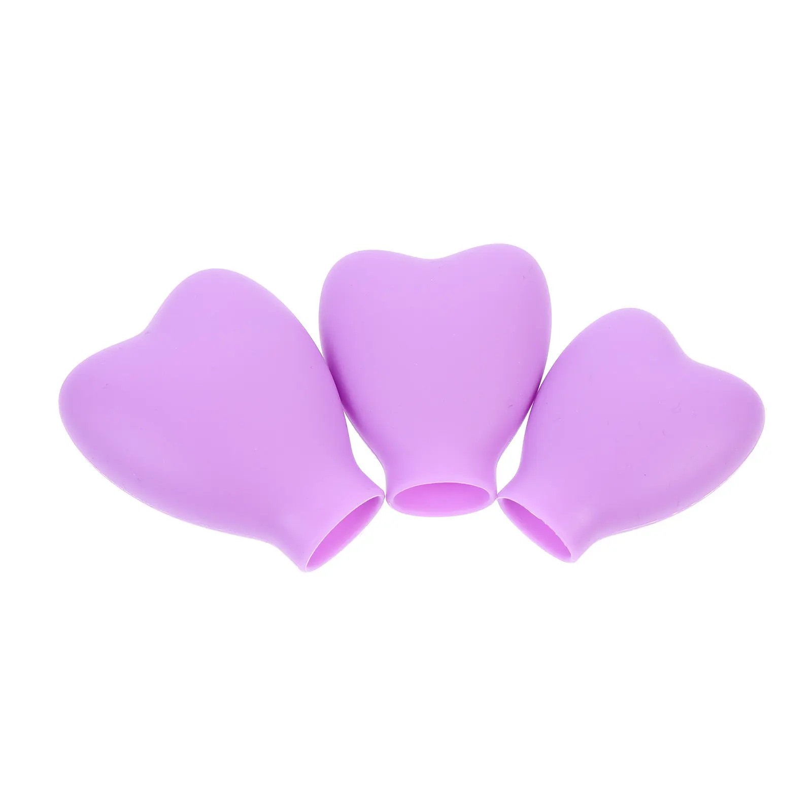 3Pcs Makeup Brush Cover Silicone Flexible Dust-Proof Sleeve Travel Brush Protection Cover Facial Mask Protectors