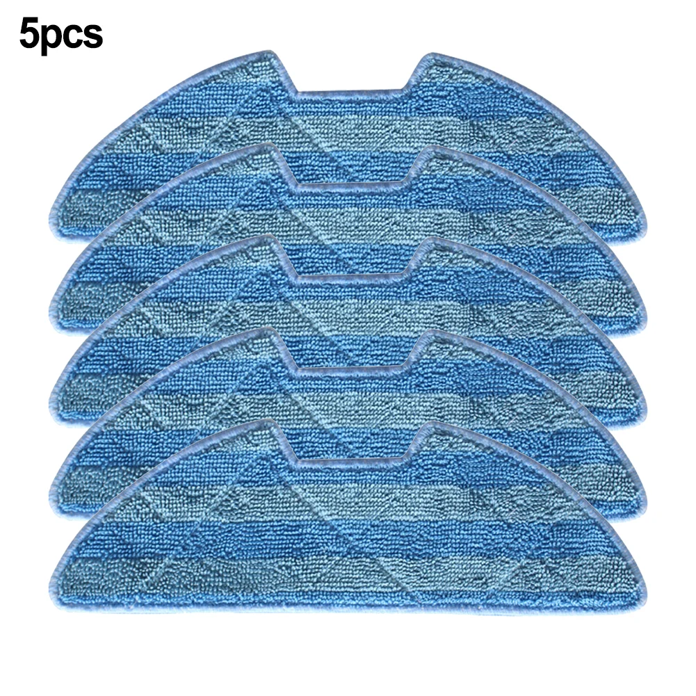 5pcs Mop Wipes Cloth For Symbo XBot 5 LASERBOT 650 Robotic Vacuum Cleaner Spare Parts Accessories Mop Cloths Cleaning Cloth