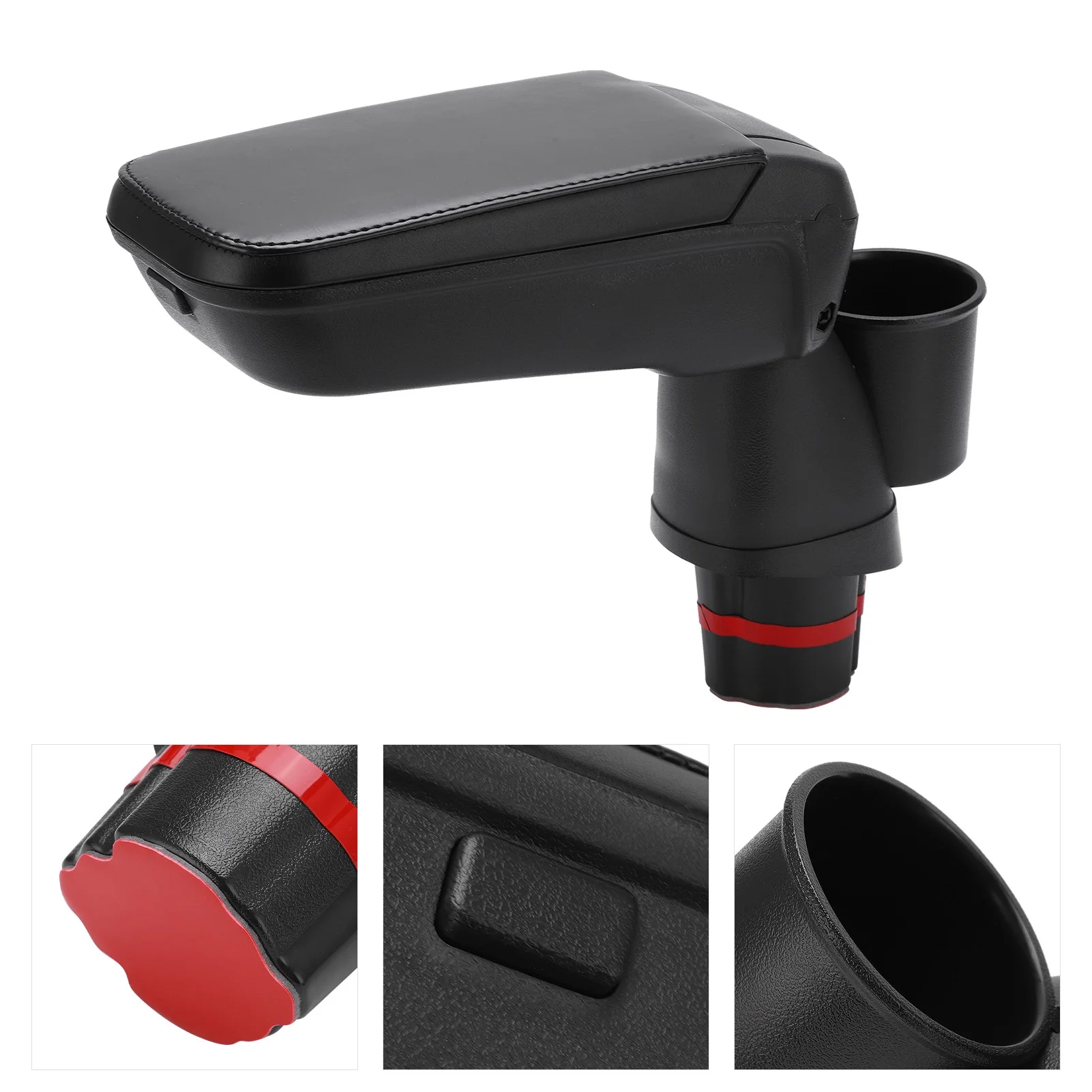 Pudełko do środkowego podłokietnika z uchwytem na kubek wody zamiennik dla Mercedes Smart Fortwo Forfour 453 15-19