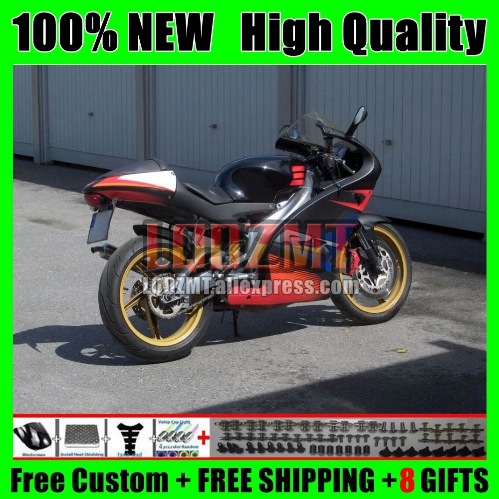 RS125R For Aprilia RSV RS 125 R RR RS-125 109No.16 RS125 99 00 01 02 03 04 05 1999 2000 2001 2002 2003 2005 Red black Fairing