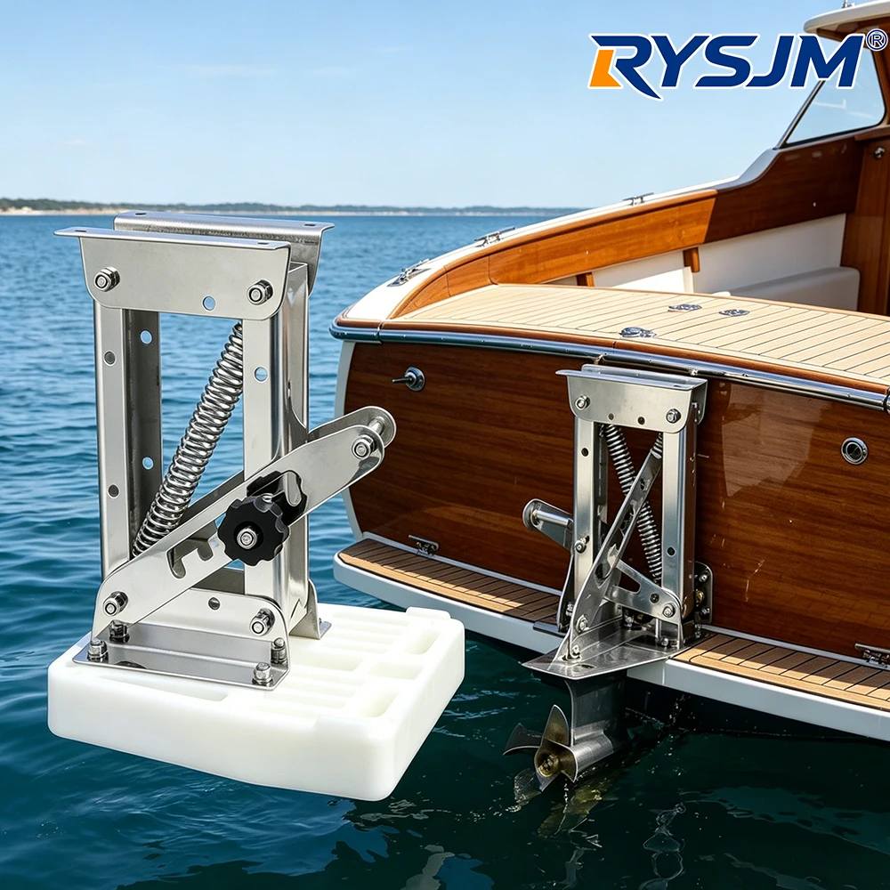 

Outboard Motor Bracket tainless Steel For Heavy-duty Aluminum Outboard Engine Support Up to 7.5HP -20HP 2 Stroke Motors