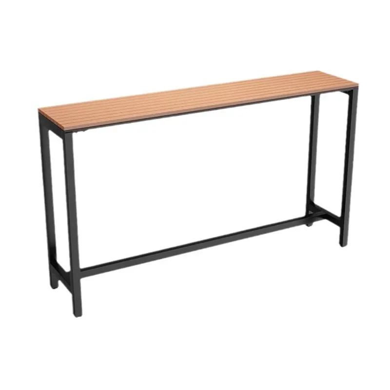 

Outdoor plastic wood bar Balcony Courtyard bar Milk tea coffee shop Outdoor bar table