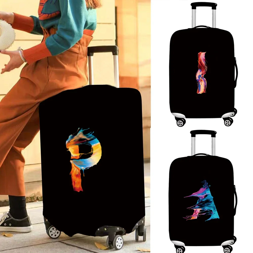 

Suitcase Cover Luggage Cover Suitcase Dust Wear-resistant Paint Series Protective Case Travel Accessories18-32inch
