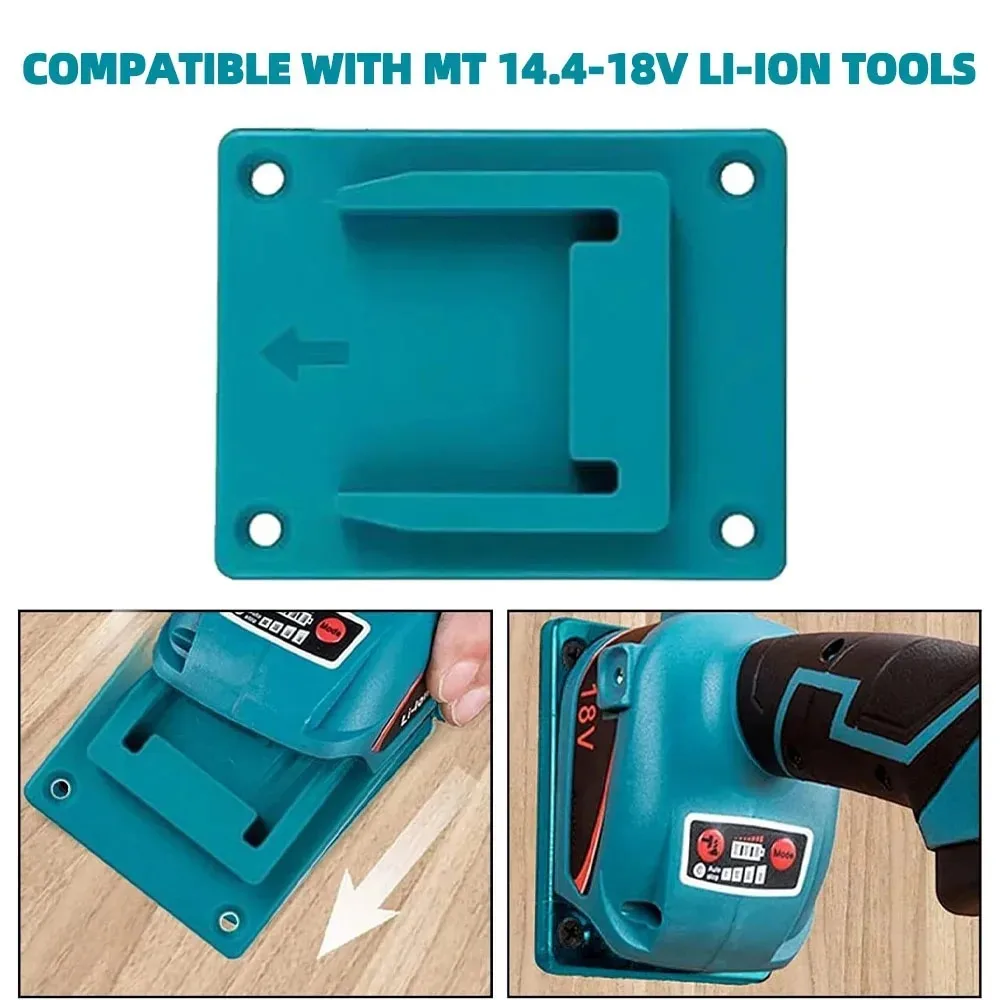 5 Stück Wandhalterungen für Makita/Bosch 18V Li-Ionen Elektrowerkzeuge, Aufbewahrungshalterung für Garage und Werkstatt, ohne Akku – Detail 14