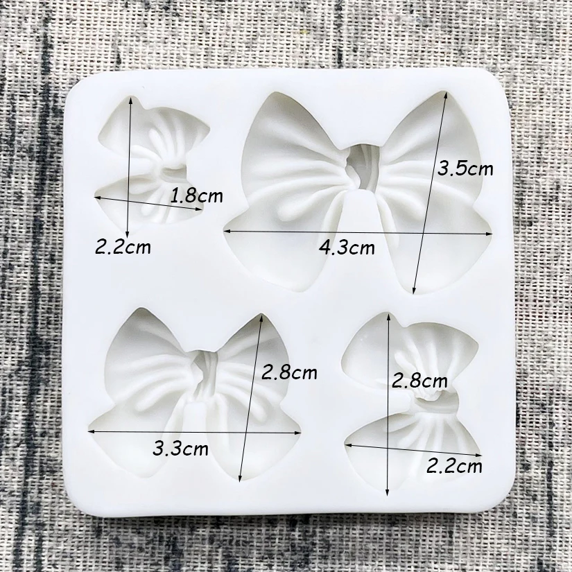 Bowknot Silicone Sugarcraft Mold Resin Tools Cupcake Baking Mould Fondant Cake Decorating Tools