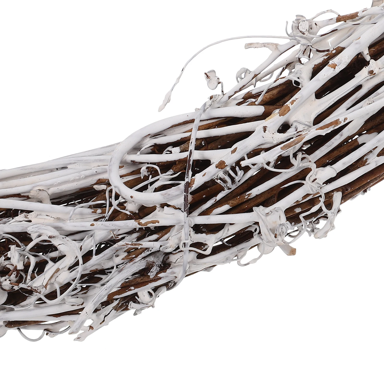 

2Pcs Rattan Wreath Frame Rustic Circle DIY Craft Supplies for Christmas Floral Hanging Front Door Decor Round Rattan Wreath