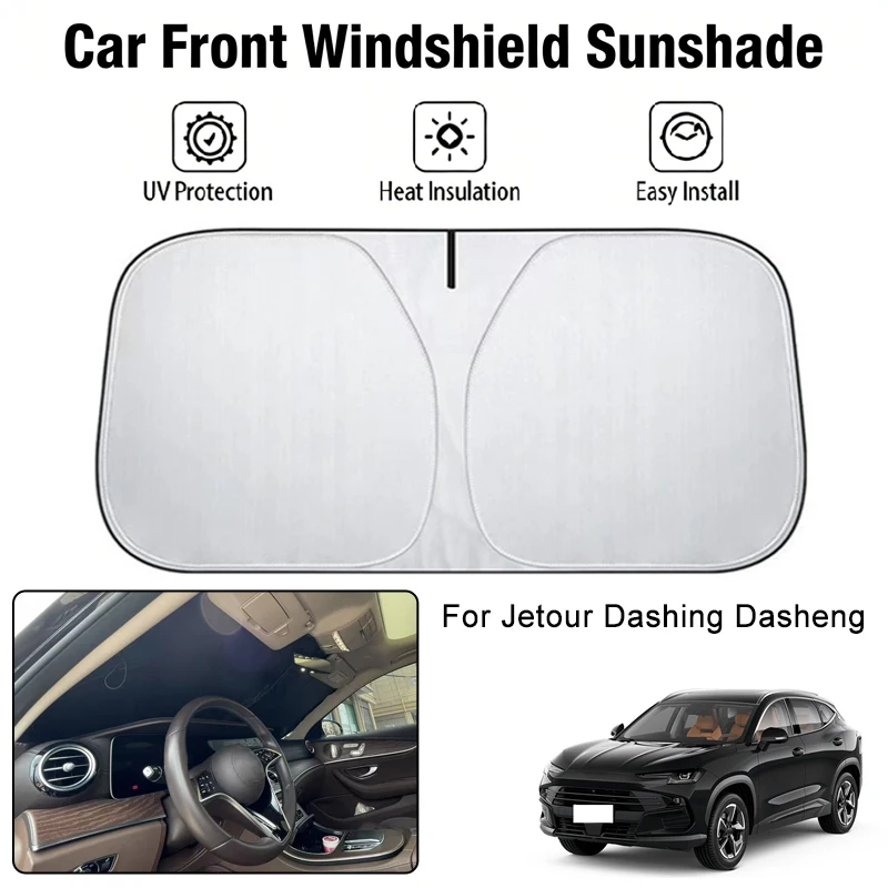 

Foldable Car Windshield Sun Shade UV Block Heat Insulation For Jetour Dashing Dasheng Interior Protection Accessories