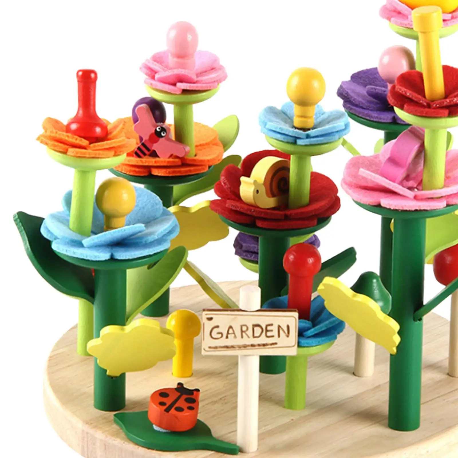 Jouets de construction de jardin de fleurs, motricité fine, jouets mentaires oriels interactifs pour parents et enfants, jouets Montessori pour garçons et filles, cadeaux pour enfants