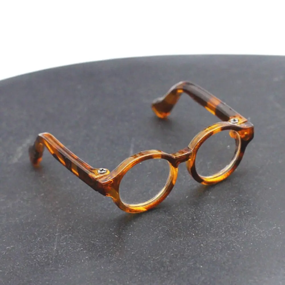 

Пластиковые мини-очки для куклы 4,5 см/1,77 дюйма, разноцветные миниатюрные аксессуары для кукол, очки для куклы, подарок