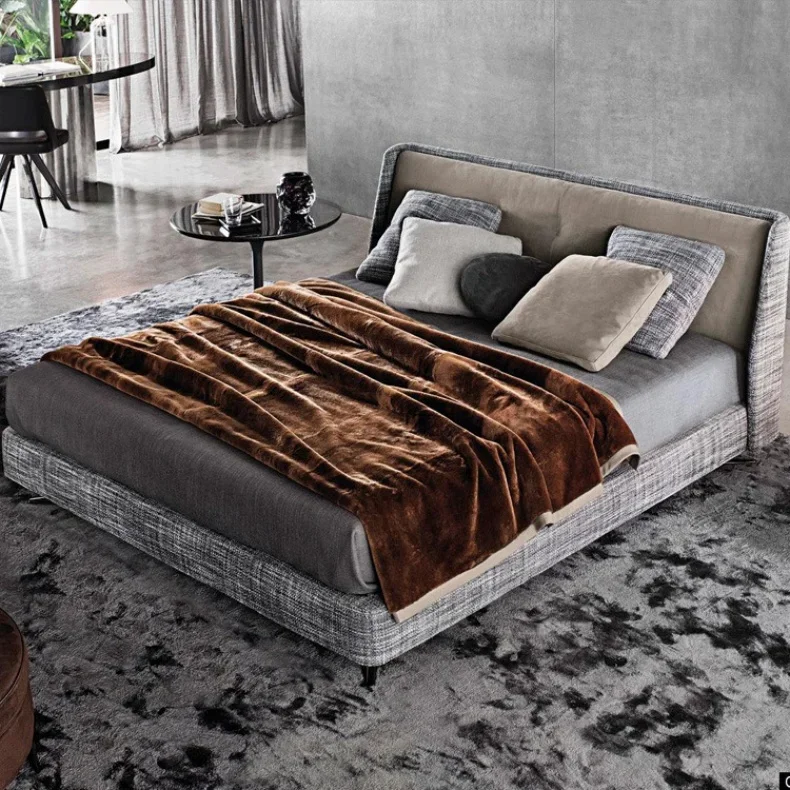 Bedroom Furniture Modern Latest Design Bed Bedroom Furniture Set Luxury King Size Bed Classic Velvet Fabric