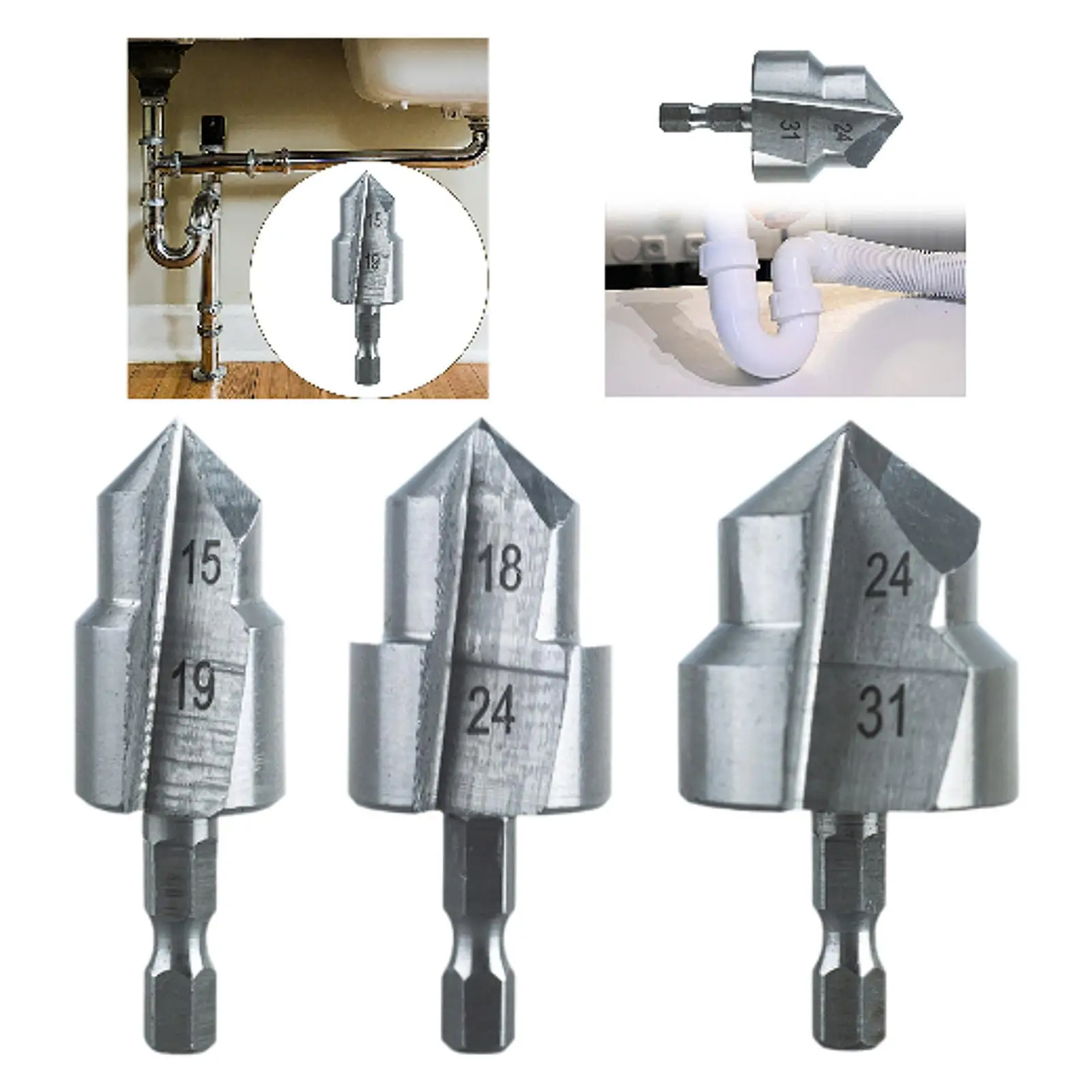 

Ppr Lifting Stepped Drill Hex Shank Multifunctional Replacement Easily Install