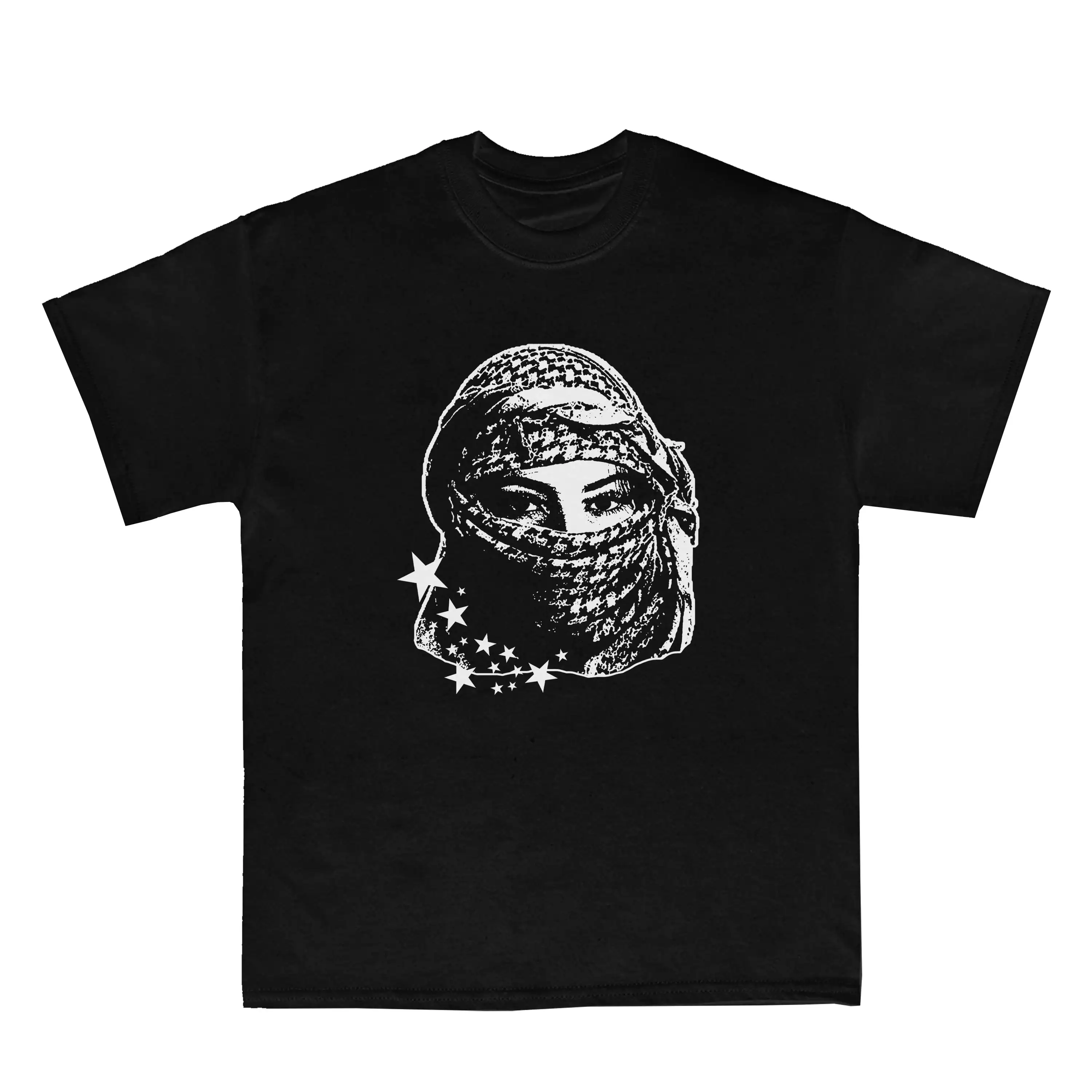 

Hip Hop Men's T-Shirt Cotton Vintage Character Graphic Print Punk Y2k Tops Gothic Casual Loose Unisex Streetwear Top Tee