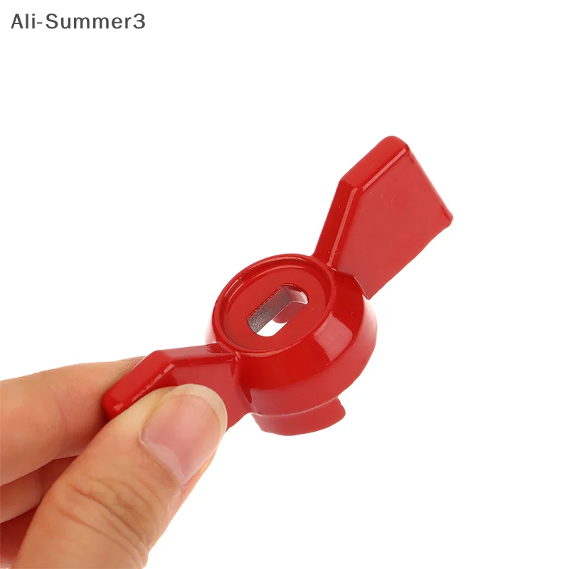 

2Pcs/set 2025 Aluminum Alloy Handle Valve Handle Ball Valve Handle Wrench Red Butterfly Handle Accessories