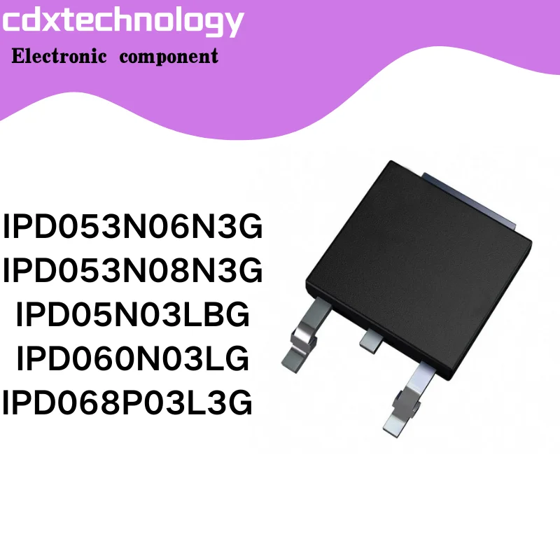 10PCS/LOT IPD053N06N3G IPD053N08N3G IPD05N03LBG IPD060N03LG IPD068P03L3G  TO252 Two-triode integrated circuit Brand New Original