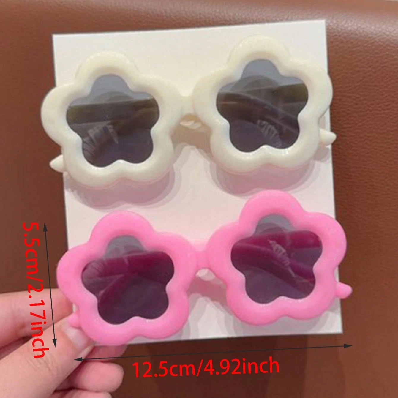 2/3/4Pcs 2025 Newest  Cute Beautiful Flower  Fashion Glasses Eyewear,Card Only Show,Don't Shipping image 3