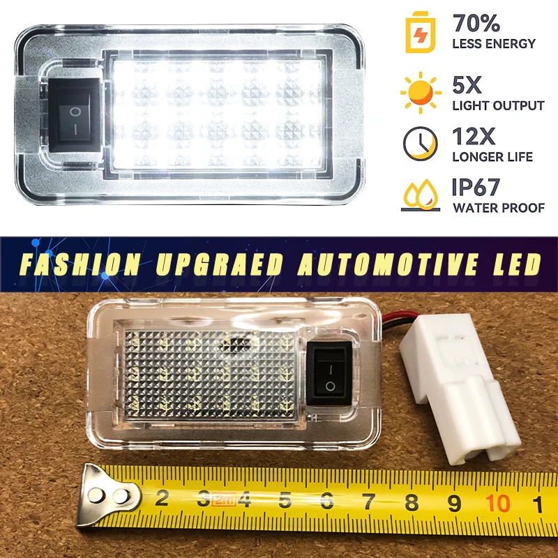 1pcs LED 6000K Luggage Trunk Lamp Interior Dome Light Compartment Lamps For Toyota Rav4 MK5 XA50 2019 2020 2021 2022 Accessories