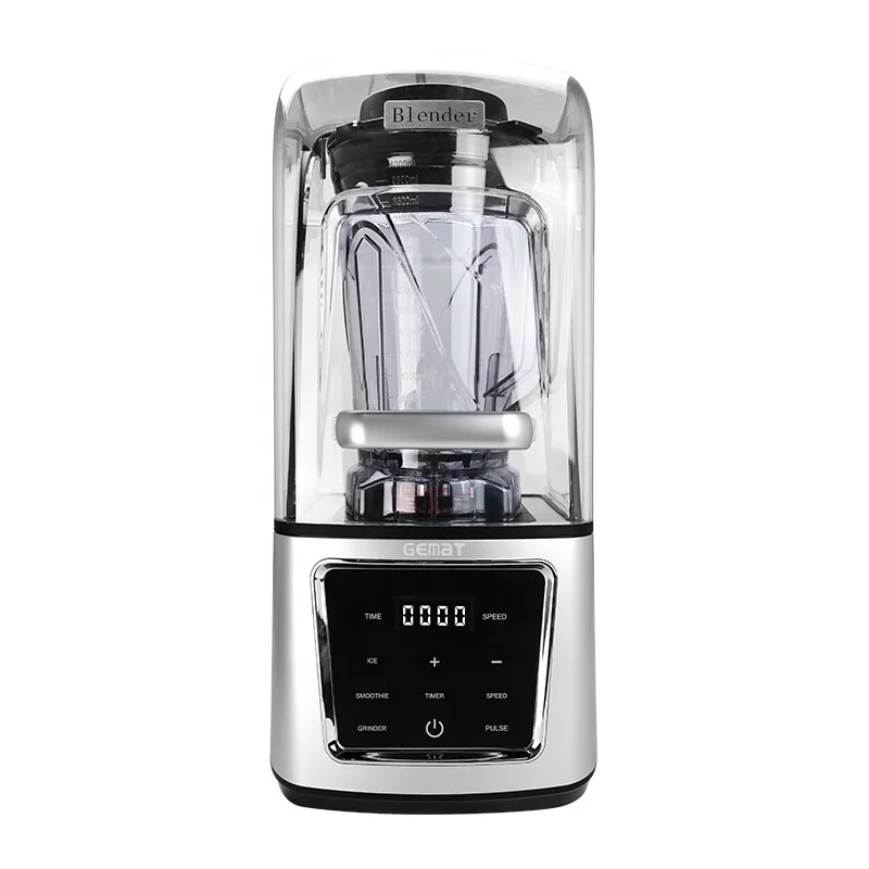 4L 5L Soundproof Blender Heavy Duty Blender Super Silent Comercial Multifunctional Quiet Blender with Sound Reducing