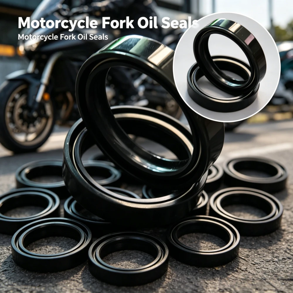 

35x48x11 45x57x11 47x58x11 43x53x11 40x52x8 41x53x8 41x53x11 50x63x11 50 63 mm Front Fork Suspension Damper Oil Seal Dust Cover