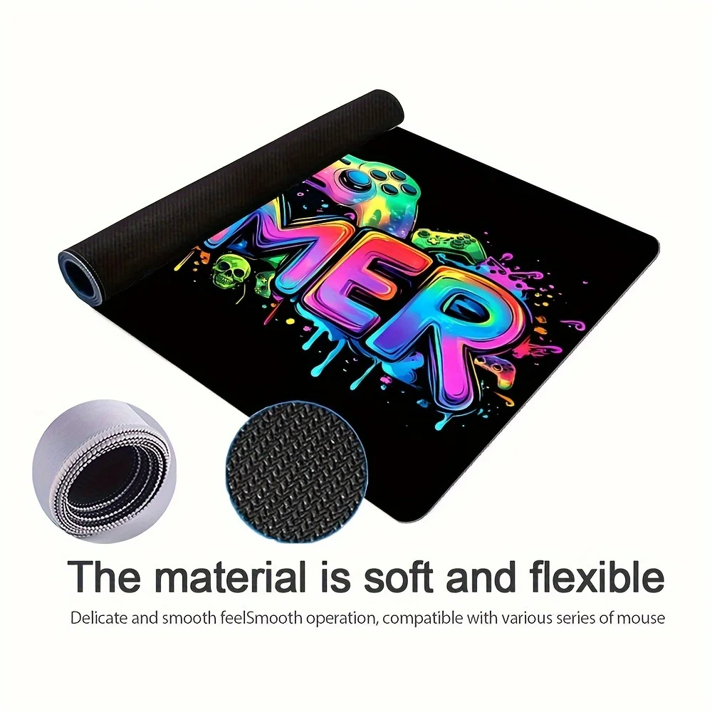 gaming mouse pad textured surface detail