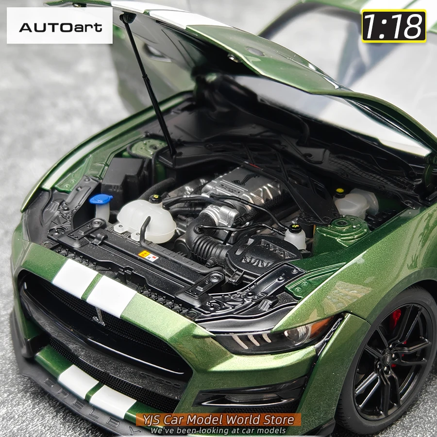 AUTOART New 1/18 scale Ford Mustang Shelby GT500 Green blue Sports