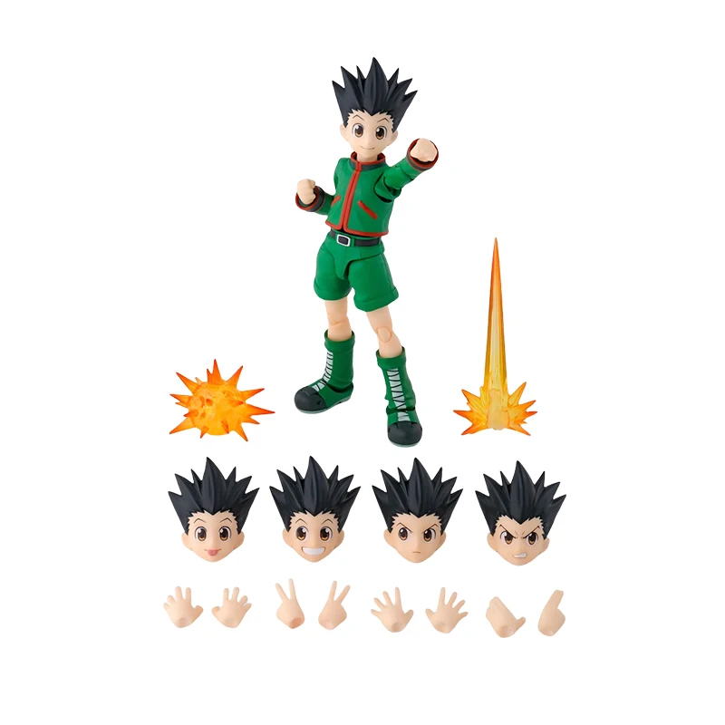 バンダイ本物の SHF ハンター×ハンターゴン・フリーズアニメアクションフィギュアグッズ関節可動モデルおもちゃ装飾品ギフト子供