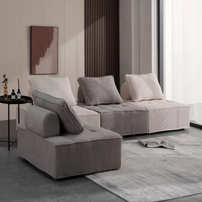 Bedroom Minimalist Sofa Comfortable Sponge Apartment Interior Multifunctional Relaxing Sofa Canape Sillon Cama Terrace Furniture