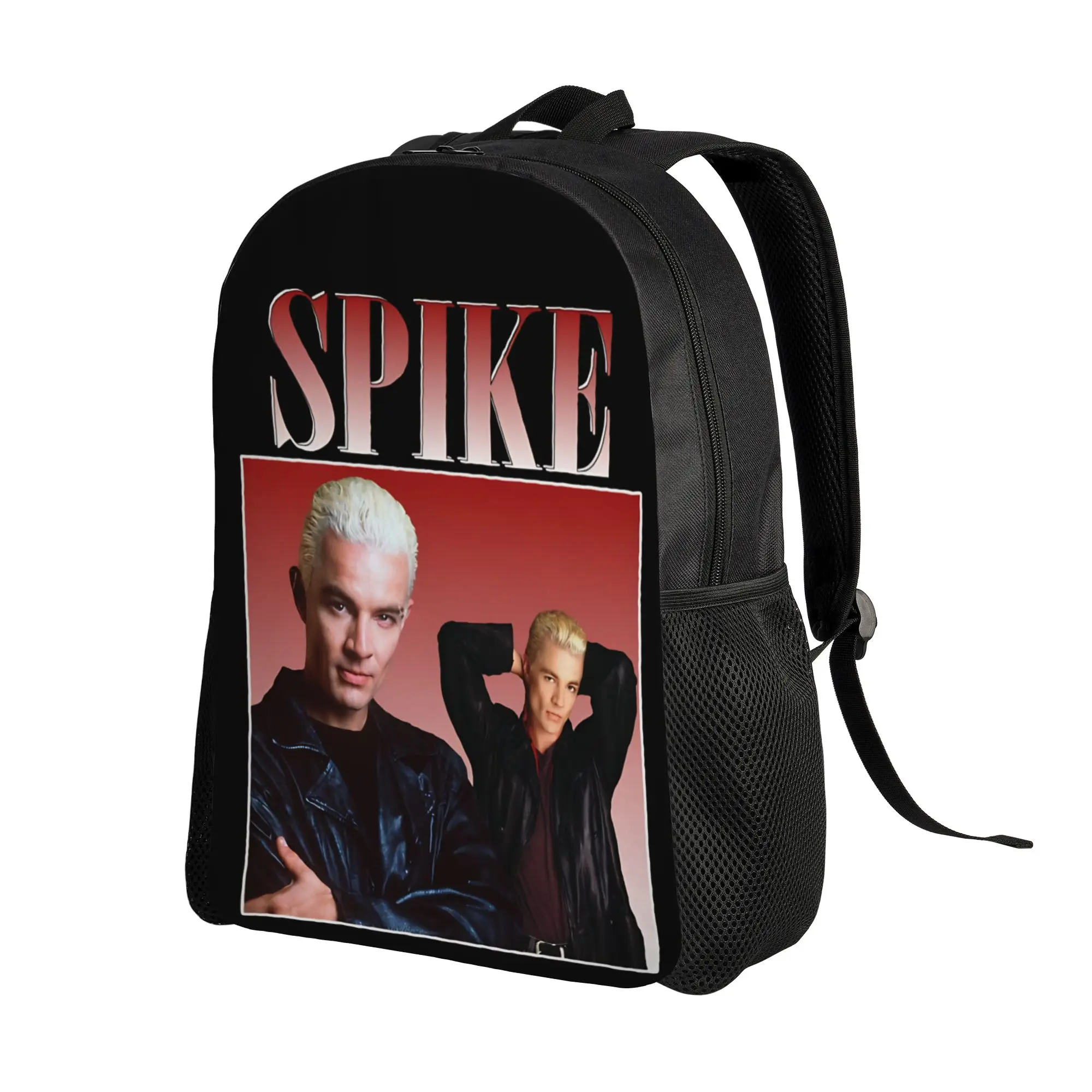 Spike Retro Buffy the Vampire Slayer Teenage Backpack Sports Student Hiking Daypack for Men Women Laptop Computer Canvas Bags