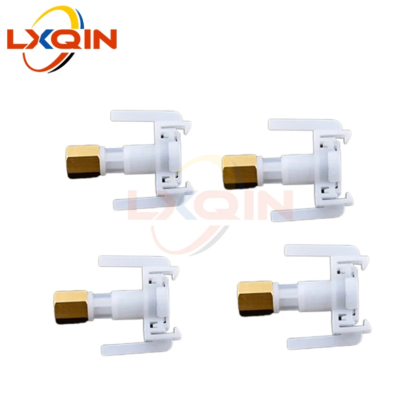 LXQIN Solvent and ink damper connector for Mimaki CJV33 Jv5 M6 copper joint for dx5 dx6 dx7 dampers adapter for inkjet printer