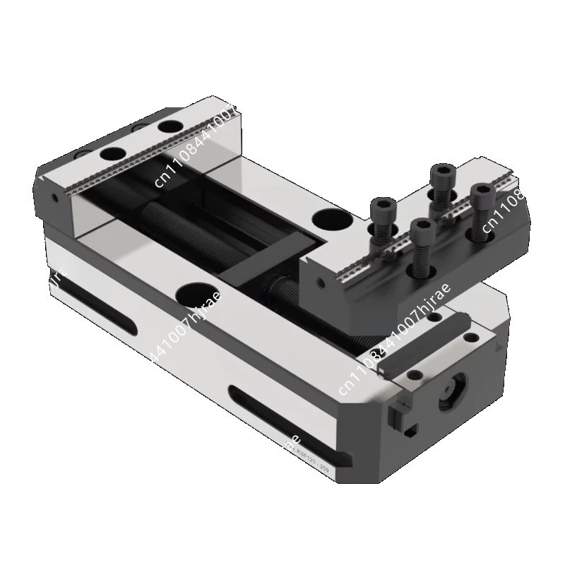 KSF75-130 +YZF-75 Compact Self Centering Vise Workholding Fixture For 3 Axis 4 Axis 5 Axis Rotary CNC Machining Center Equipment