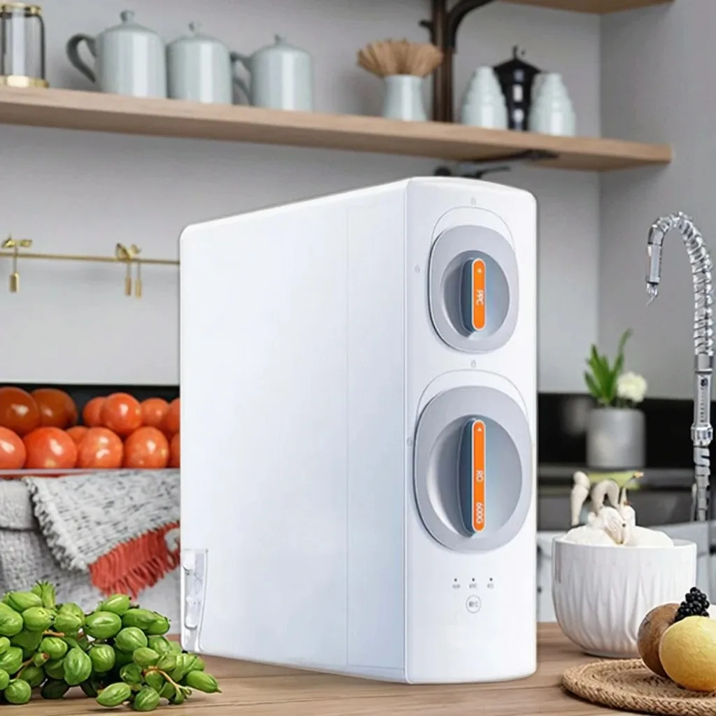 Reverse Osmosis Home Water Filter 2 Stage RO System Purifier Machine 600gpd Capacity for Whole House Use Under-Sink Application
