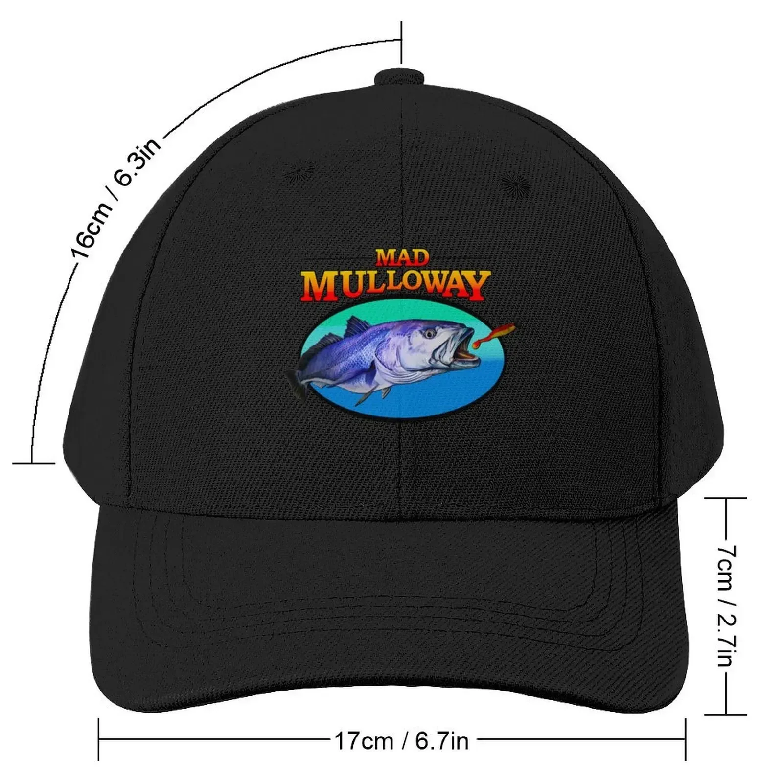 Gorra de béisbol Mad Mulloway, envío directo, visera térmica, sombrero de caballo, sombreros de mujer para hombre