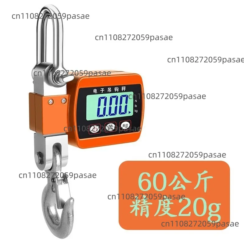 1500KG Remote Control Heavy Duty Alloy Steel Hook Weighing Tools 1.5T LCD Display Electronic Hanging Scale