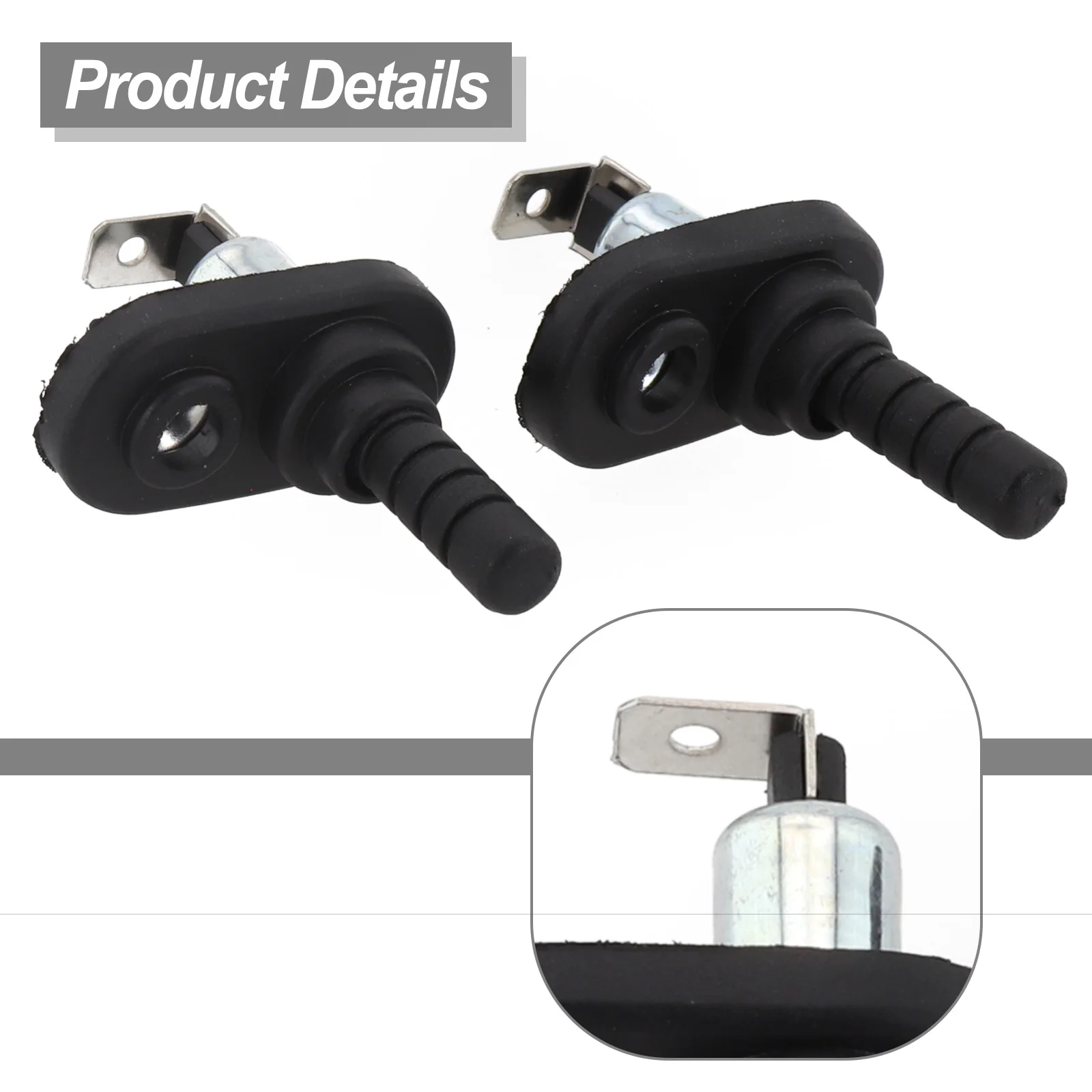 

Domelight Flange Mount Pin Switch A V Water Proof Auto Switch Trunk Notice Black Boot Car Domelight Door Switch