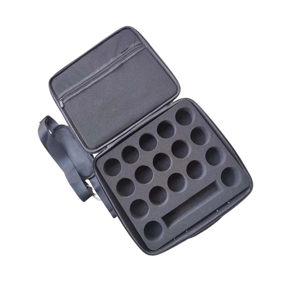 Billiard Storage Pool Ball Holder Protection From Damage Separate Grid Design for Easy To Carry Separate Grid Design Pool Bag