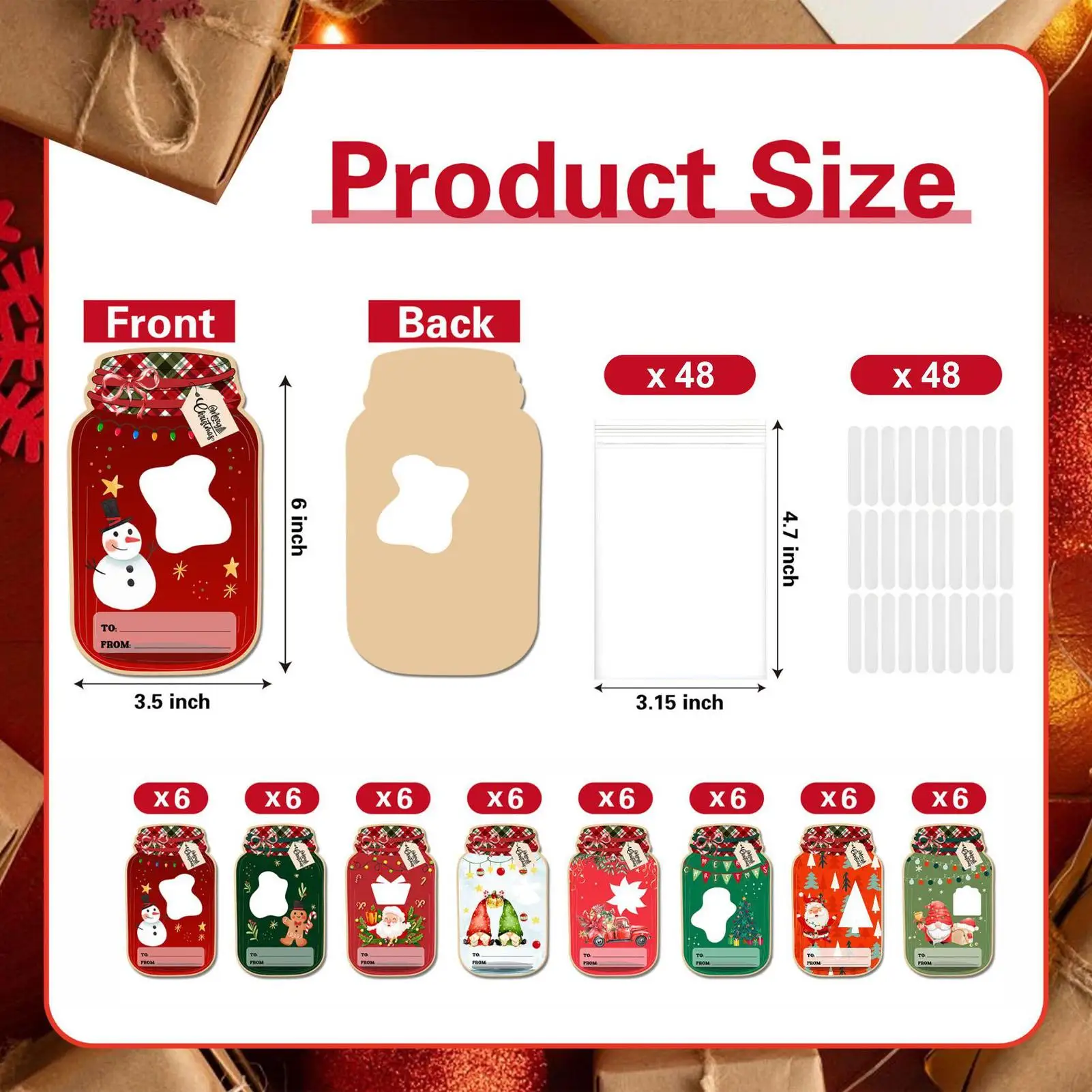 

Christmas Note Cards Hollow Out Design Vintage Merry Christmas Greeting Card For Her For Men Women Boys Youth Teens Wife Husband