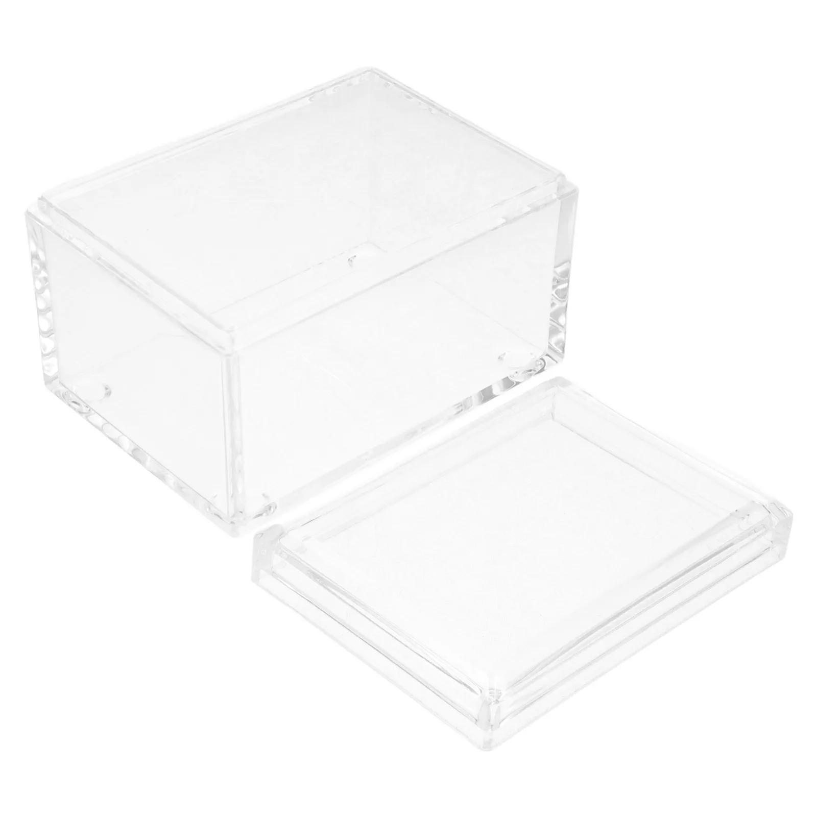 

Tea Bag Organizer Storage Box Acrylic Transparent Modern Design for Kitchen Coffee Station Candy Sugar Packet Holder Desktop