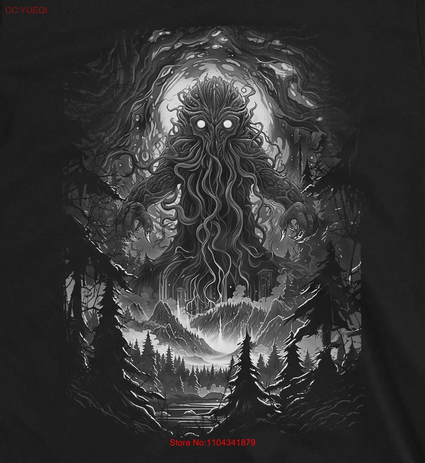 Cthulhu Arboreal Anomalies Volcano Cotopaxi Edition T Shirt long or short sleeves