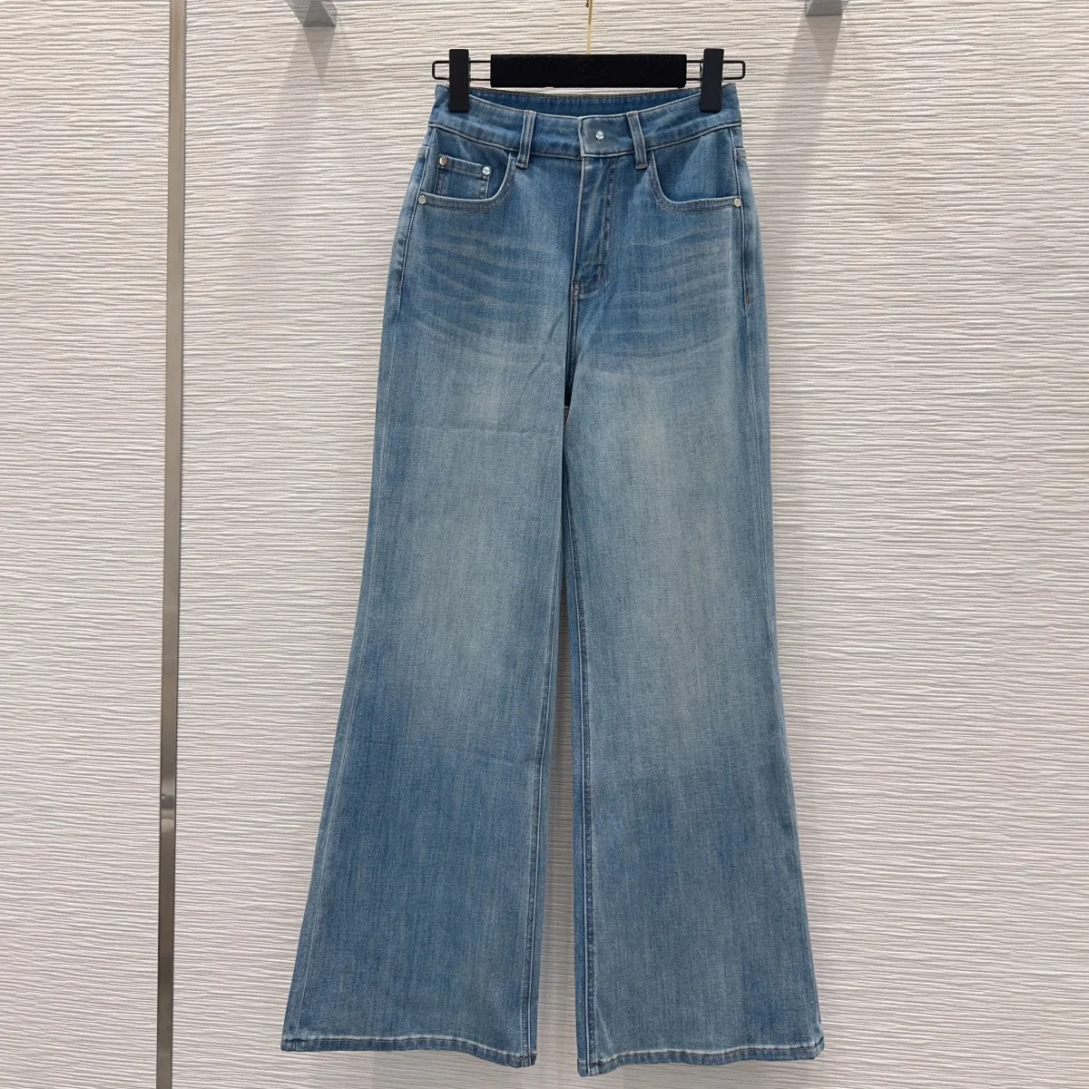 2026 High quality Women High Waist Light Wash Flare Jeans Stretch Denim Long Pants lyt2671709