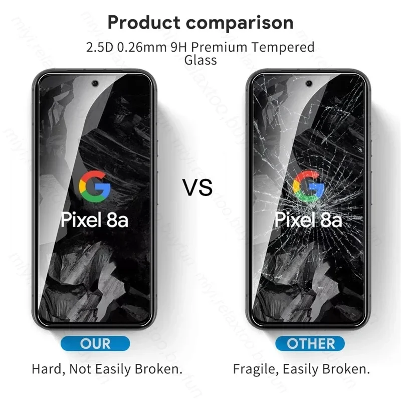 8 في 1 من الزجاج المقسى لهاتف Google Pixel 8a 7a 6a 5G واقي شاشة عدسة الكاميرا على Gogle Googe Pixel8a Pixle 8 Pro 8Pro 7 6 5G