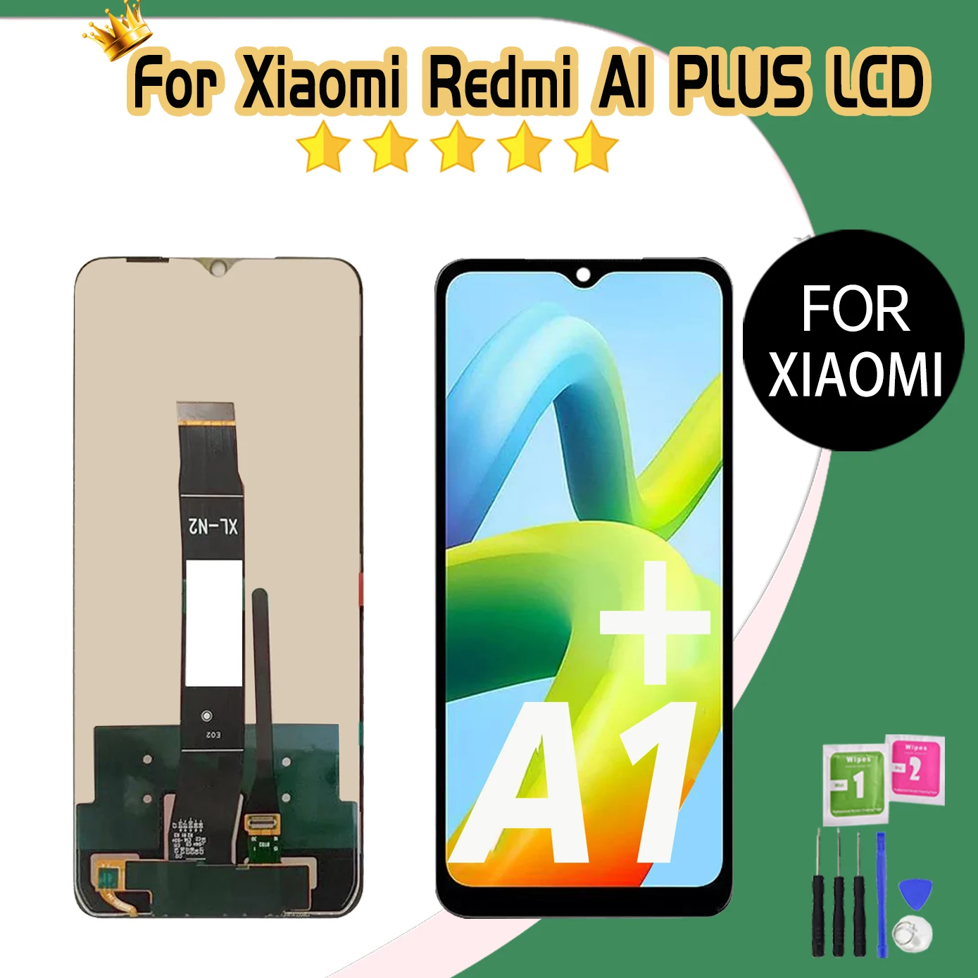 LCD Touch Screen For Xiaomi Redmi A1 A2 LCD Display For Redmi A1 Plus A2 Plus Frame LCD 23028RN4DG 220733SFG Digitizer Assembly