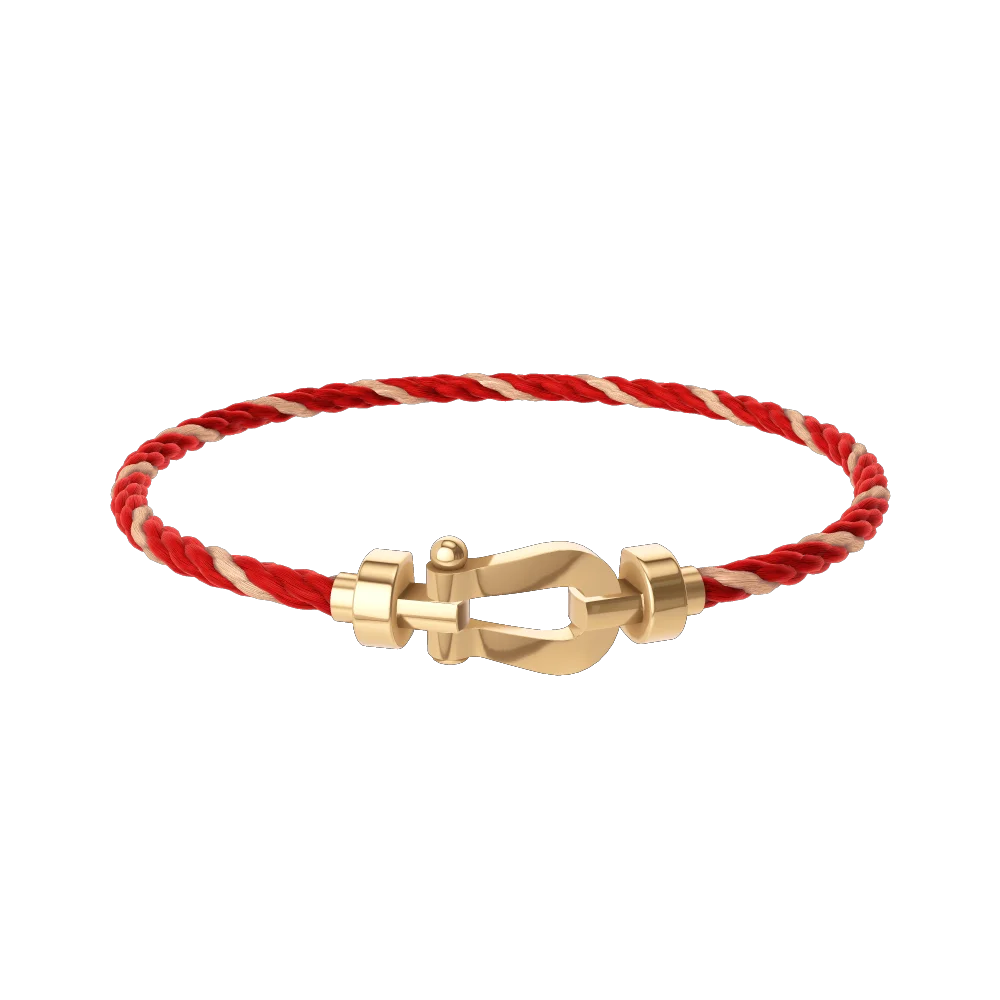 

Hip-hop style hoop-shaped bracelet without gemstones